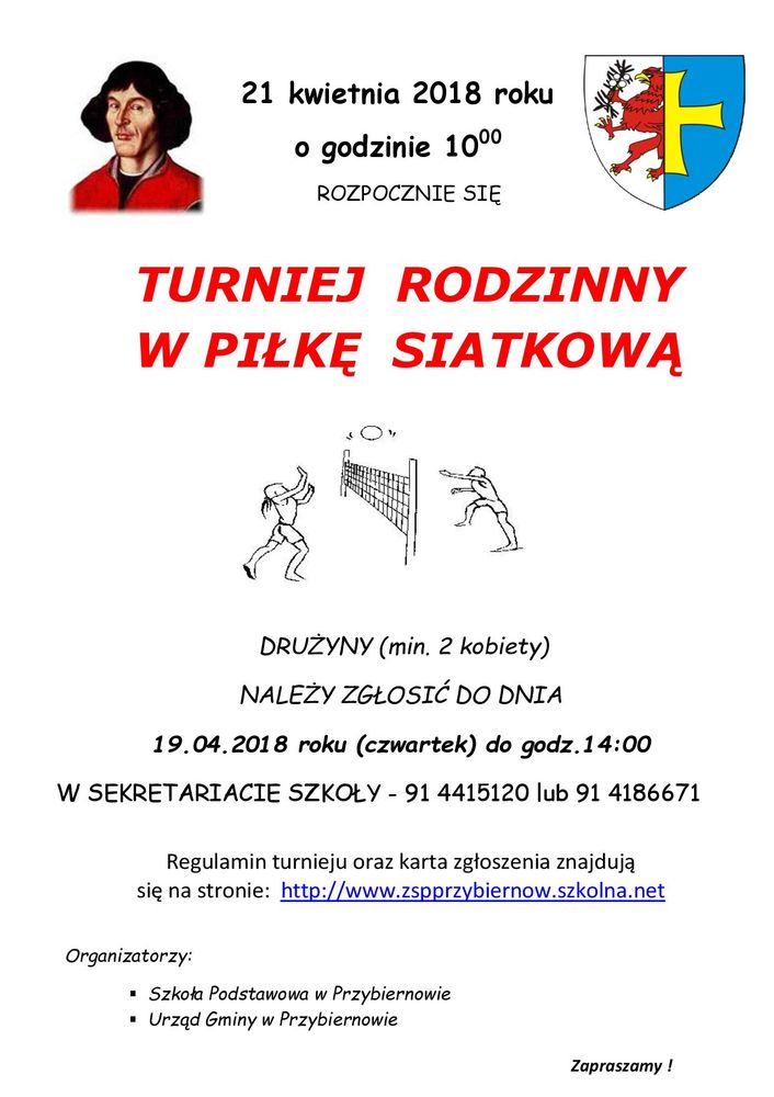 Turniej rodzinny w piłkę siatkową