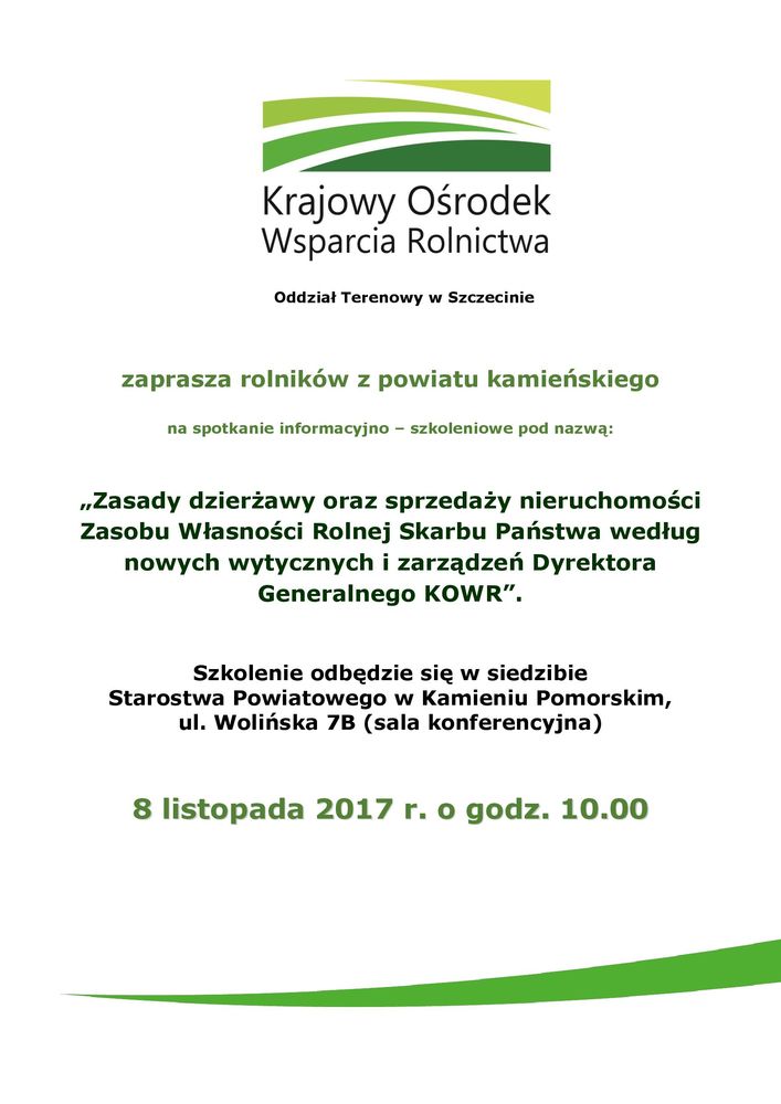 Zasady dzierżawy oraz sprzedaży nieruchomości